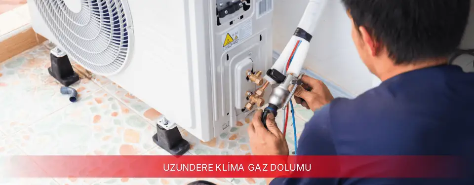 Uzundere İlçemi Awox Klima Gaz Dolumu